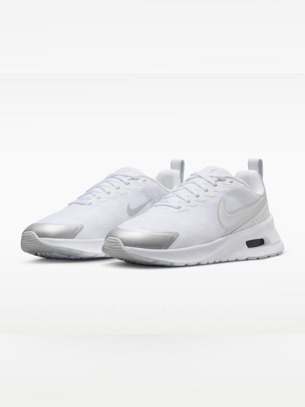 Women’s Nike Air Max Nuaxis White/Pure Platinum Sneakers